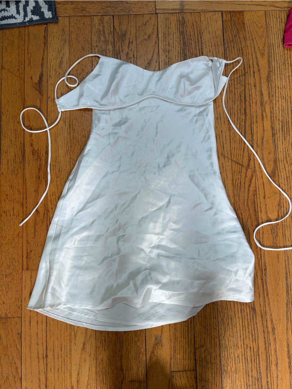 Princess Polly White Kids One-Piece Swimsuit with Adjustable Ties